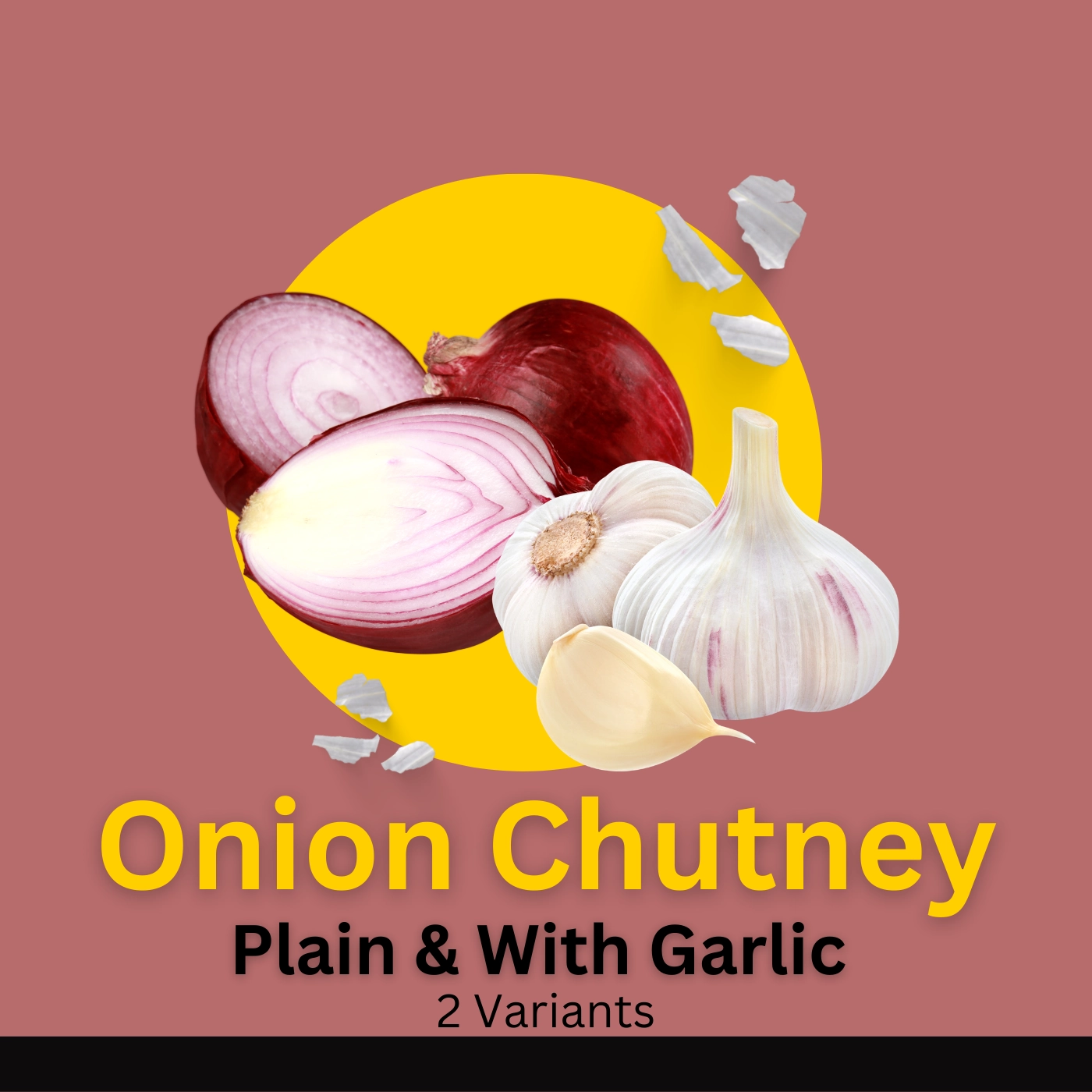 Dehydrated Onion  Garlic Chutney