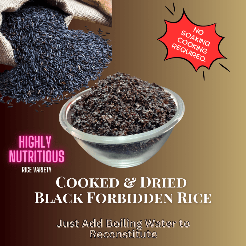 Cooked & Dried Black Rice